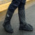 莱文格（LEVENGER）雨鞋套骑行户外防水鞋套防雨加厚底212黑白高筒颜色批发 215白色XL码