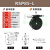 R轴旋转平台手动高精度位移台360°角度微调光学滑台RS60/90/125 RSP85-L