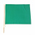 铁路防护旗红黄绿三色旗木旗杆磁吸钢杆羽毛纱500*370信号旗羊毛 一块磁铁+绿色信号旗