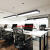 简约现代长条型形LED办公室圆角吊灯造型灯长方形吊线灯吸顶灯写 黑色90*30cm*60W 其他