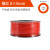 PU气管6X4黑色空压机软管透明PU管8mm气动软管耐压气线气动管 F-T-0805-100X桔红色
