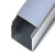 DS 铝合金方线槽 70*70mm 壁厚0.8mm 1米/根 外盖明装方形自粘地面