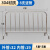 奈运 304不锈钢铁马护栏32管1m*2m道路施工隔离栏可移动安全围栏