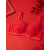 依曼丽内衣女品牌专柜聚拢性感大胸显小软钢圈调整型刺绣胸罩 大红 75B