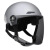 认证头盔电动车摩托车男女士安全帽电瓶车夏季防晒半盔四季通用 米色透明镜 3C头盔