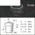 高纯 石英坩埚 30 50ml 石英舟 耐高温 透明 玻璃坩埚 管式炉坩埚 50mL坩埚带盖子