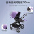 博格步（BUGABOO）fox5婴儿推车宝宝多功能双向高景观折叠避震 组合套餐fox5黑架整车+餐椅五件