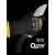 QEAR黑色欧标5级防割搬玻璃钢板劳保防滑耐磨工作保护浸胶手套 1对黑五级防割出纹乳胶 XL