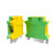 USLKG2.5/3/5/6/10/16/35黄绿双色接地电压UK导轨式接线端子排PE USLKG-5加厚款