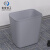 米奇特工TXGT82 办公室垃圾桶小型垃圾桶 灰色方形15L28*20*30cm