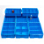 塑料盒子分格盒多格收纳盒储物盒螺丝收纳分隔工具零件盒周转箱加厚 高六格：375*248*141（加厚）