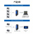 艾莫迅 4四多路rs485转以太网模块串口服务器modbus rtu转tcp工业级网络通讯物联网关稳