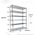 物料架 仓库不锈钢货架带轮线网移动置物架镀铬物料架展示架子MYFS 加强1060*355*1600*4层不含轮 平网