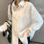 赏峰白色衬衫女长袖韩版学院风小众夏季季新款女装盐系外穿衬衣女上衣 主图款 XL