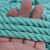 工创优品 尼龙绳子 耐磨塑料绳货车编织绳打包捆绑绳衣物晾晒绳 绿色 6MM*100米