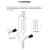 恒压漏斗恒压滴液漏斗筒形分液漏斗玻璃四氟标准口四氟活塞真空门25/50/100/250/500/ 带刻度玻璃活塞250ml/24*24