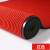 柯瑞柯林（CreClean） FHR120 复合双条纹加密吸尘地毯 走廊过道耐磨地垫 防滑垫楼梯毯 大红色 1.2米宽*1米