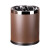 急 垃圾桶创意圾简约现代办公厨房卫生间厕所酒店 10L银圈-黑色烤漆(普通款)