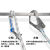 安全带高空作业单腰带电工工地全身式保险安全绳双钩五点式双挂钩 单腰安全带/2米大钩