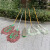 家用户外大扫把竹子扫帚扫院子塑料大号马路扫环卫物业笤帚加长杆 绿色硬毛铁杆5个装