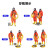 橙央（CHENGYANG）自吸式长管呼吸器过滤防毒尘面罩单双人便携式电动加风式空气呼吸 自吸式呼吸器5米