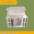 EU塑料箱加厚物流周转箱过滤收纳工业风多彩塑料箱乌龟箱过滤盒 EU32150美黄(300*200150)
