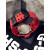 卡西欧（CASIO）CASIO卡西欧手表男士黑武士冰韧透明红色学生运动防水 GA-700SE-1A4 黑红