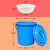 泔水干湿过滤分离带滤网垃圾桶大号厨房厨余茶水茶叶沥水潲水桶篮 黄色50K型+沥水篮