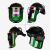TWTCKYUS电焊焊帽可调节面罩自动变光眼镜焊工防护面具头戴式氩弧焊 广角大视野面罩1件+10保护片