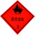 ZUIDID危险品油罐车标识贴易燃液体2气体3腐蚀品货车警示牌安全告示贴纸 石油液化气安全告示-贴纸