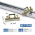单双层C45导轨EW-35固定件终端堵头空开接线端子排卡扣挡片轨E-UK 铁质 单层100只
