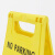 冰禹 A字告示牌 人字警示牌塑料指示牌 清洁施工提示暂停服务A字牌 注意安全(10个) BYP-442