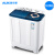 奥克斯（AUX）实标8.0公斤大容量半自动洗衣机宿舍家用双桶缸小型迷你洗脱水两用双桶洗衣机HB80P130-V686 灰色