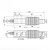 称重传感器配料称皮带称波纹管高精度测力感应器Z6FD1Z6FC3HSX-A 配套压头
