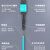 海奈 12芯MPO-MPO光纤跳线母头B极性兼容MTP低损 25米 OM3万兆多模跳纤 40G/100G光模块集束 HN-M/M-1225-OM3