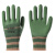 黑将军发泡橡胶手套劳保耐磨工作防护防滑男女干活通用 12双-绿将军 均码