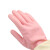 赫思迪格 胶皮清洁手套 乳胶橡胶耐用耐磨光里手套双色  38cm本色S码5双 