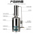 电热蒸馏水器蒸馏水制水器实验室全自动断水自控提纯蒸馏机不锈钢 10L蒸馏水器普通型