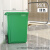 商用无盖垃圾桶大容量2023厨房超大方形户外40大号垃圾箱 40L绿色长方形桶(+垃圾袋)