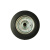 适用于大号垃圾桶轮子240L户外120L通用轱辘橡胶轮实心物业环卫轮轴配件 空心轴一根（120L：48cm）