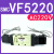 SMC型电磁阀 VF5120-5GB-03 4GB二位五通电磁阀气阀VF5220 5330 VF5220 AC220V
