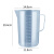PP量杯塑料带刻度量筒耐高温奶茶烘焙店设备食品级5000ml量桶 蓝色刻度PP量杯1000ML