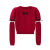 EYZR红毛衣女款2024新款冬本命年红色毛衣女秋冬季2023新款打底内搭高 新年红（带袖套） S（建议80-100）