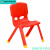菲典森大中小学生塑料椅子靠背餐椅学习椅培训班学校桌椅家用椅幼儿椅子 红色小号款 坐高22cm无脚套
