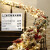 隽然 圣诞节装饰藤条白色植绒酒店商场门头楼梯扶手装饰品松枝藤条套餐 2.7米红色发光套装