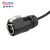 LP-24工业防水hdmi航空插头连接器 投影仪显示器视频高清线材 LP24型HDMI插座(黑色)