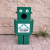 时尚卡通机器人幼儿园垃圾分类垃圾桶户外消防主题公园大号翻盖式 大号绿色厨余垃圾 四色分类