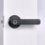 博霸（BOBA）  Q10 指纹锁门锁锁具 指纹+钥匙解锁 160x65x60mm 黑色