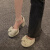 高跟鞋女2024新款搭配裙子夏季不累脚小个子法式玛丽珍凉鞋春夏时 绿色升级版 35