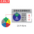 京洲实邦 多功能亚克力旋转状态设备标识牌 22.5*15cm五区调试待机停机 ZJ-4154